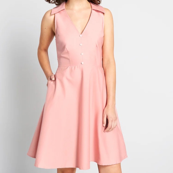 Pink Dress, ModCloth 4X - Picture 1 of 4